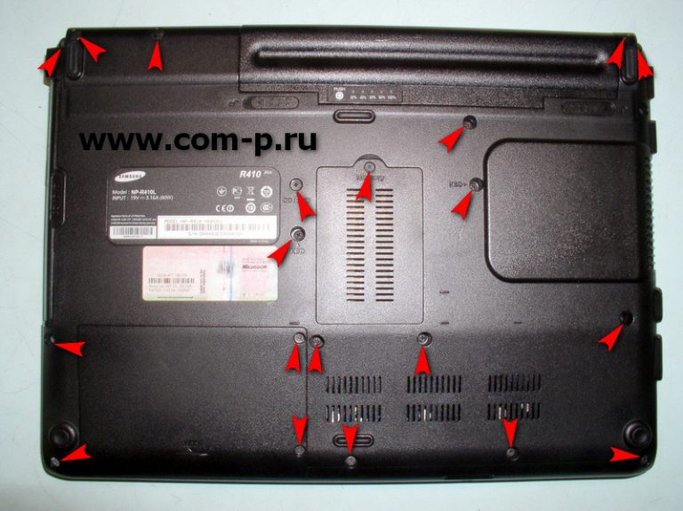 Ноутбук самсунг r519 замена батарейки