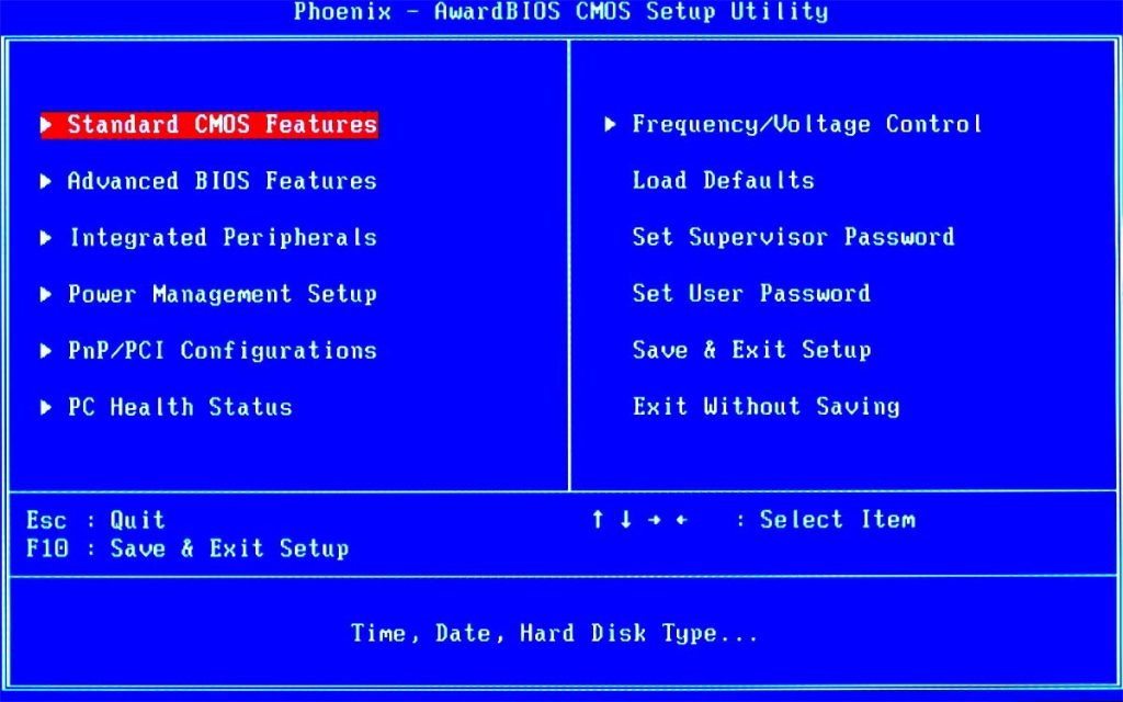 Award BIOS SETUP